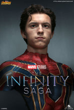 Load image into Gallery viewer, Queen Studios Life Size Iron Spiderman - Holland portrait