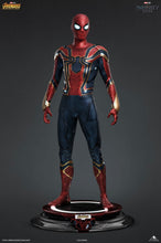 Load image into Gallery viewer, Queen Studios Life Size Iron Spider Statue