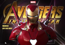 Load image into Gallery viewer, Queen Studios Life Size Iron Man Mark 50 Bust - Clean