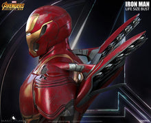 Load image into Gallery viewer, Queen Studios Life Size Iron Man Mark 50 Bust - Battle Damage