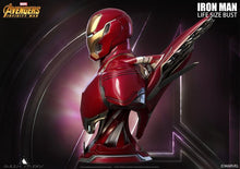 Load image into Gallery viewer, Queen Studios Life Size Iron Man Mark 50 Bust - Clean