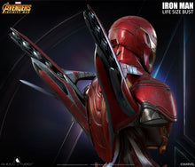Load image into Gallery viewer, Queen Studios Life Size Iron Man Mark 50 Bust - Battle Damage