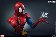 Load image into Gallery viewer, Queen Studios Life Size Comic Spiderman Bust