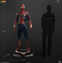 Load image into Gallery viewer, Queen Studios Life Size Iron Spider Statue