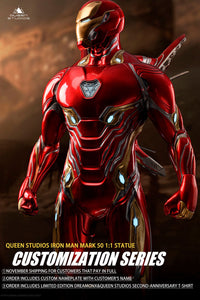 Queen Studios Life Size Iron Man Mark 50 full statue