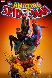 Queen Studios 1/4 Amazing Spiderman Spider-Verse Trio Statue