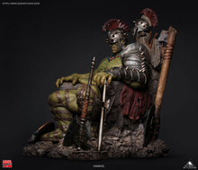 Load image into Gallery viewer, Queen Studios 1/4 Green Scar Hulk on throne
