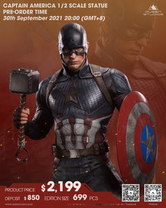 Queen Studios 1/2 Captain America (without BD Shield)