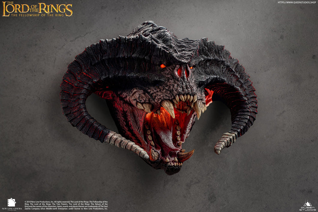 Queen Studios LOTR Life Size Balrog Bust WITHOUT Base