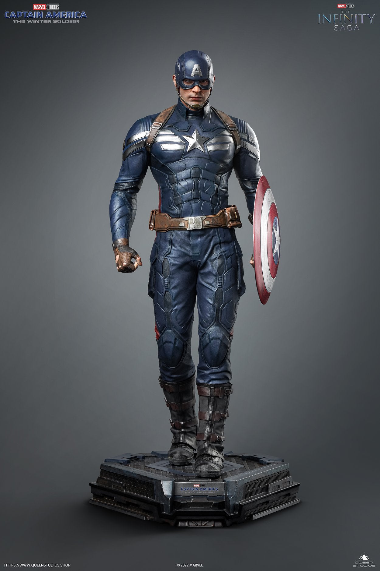 アメコミ queen studio 1/4 captain america Queen Studios 1/4 Captain America – Glorious Toys Collectibles