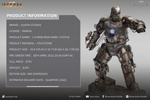 Load image into Gallery viewer, Queen Studios 1/4 Iron Man Mark 1