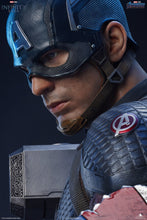Load image into Gallery viewer, Queen Studios Life Size Captain America Bust