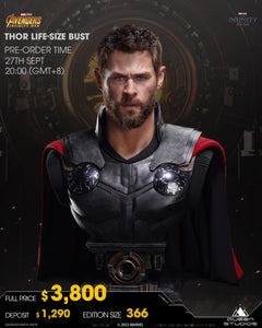 Queen Studios Life Size Thor Bust