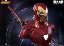 Load image into Gallery viewer, Queen Studios Life Size Iron Man Mark 50 Bust - Battle Damage