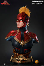 Load image into Gallery viewer, Queen Studios Life Size Captain Marvel Bust