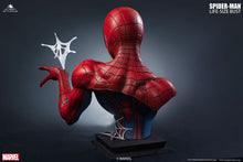 Load image into Gallery viewer, Queen Studios Life Size Comic Spiderman Bust