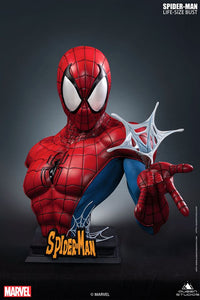 Queen Studios Life Size Comic Spiderman Bust