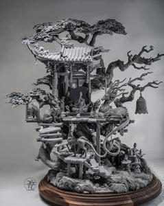 袁星亮 《枯榮寺》灰模版 - Yuan Xing Liang - <Temple - Ku Rong Si> - Grey kit