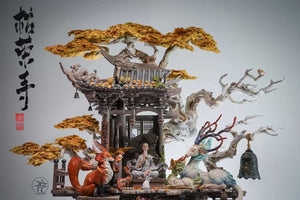 Yuan Xing Liang Temple Ku Rong Si - Painted