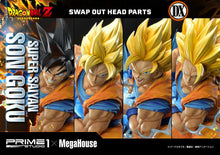 Load image into Gallery viewer, Prime 1 DBZ Super Saiyan Son Goku DX (Without logo stand) - Deposit Only
